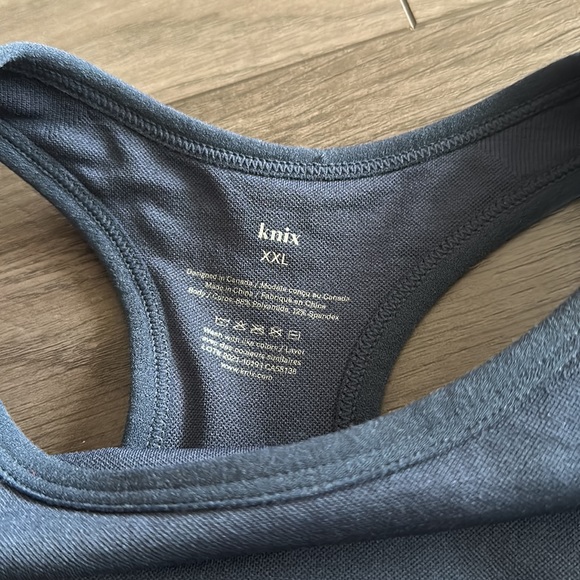 Knix Good to Go Navy Blue Tank - Picture 4 of 7